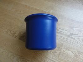 Pflanzentopf /Cache-Pot blau, Höhe 22 cm