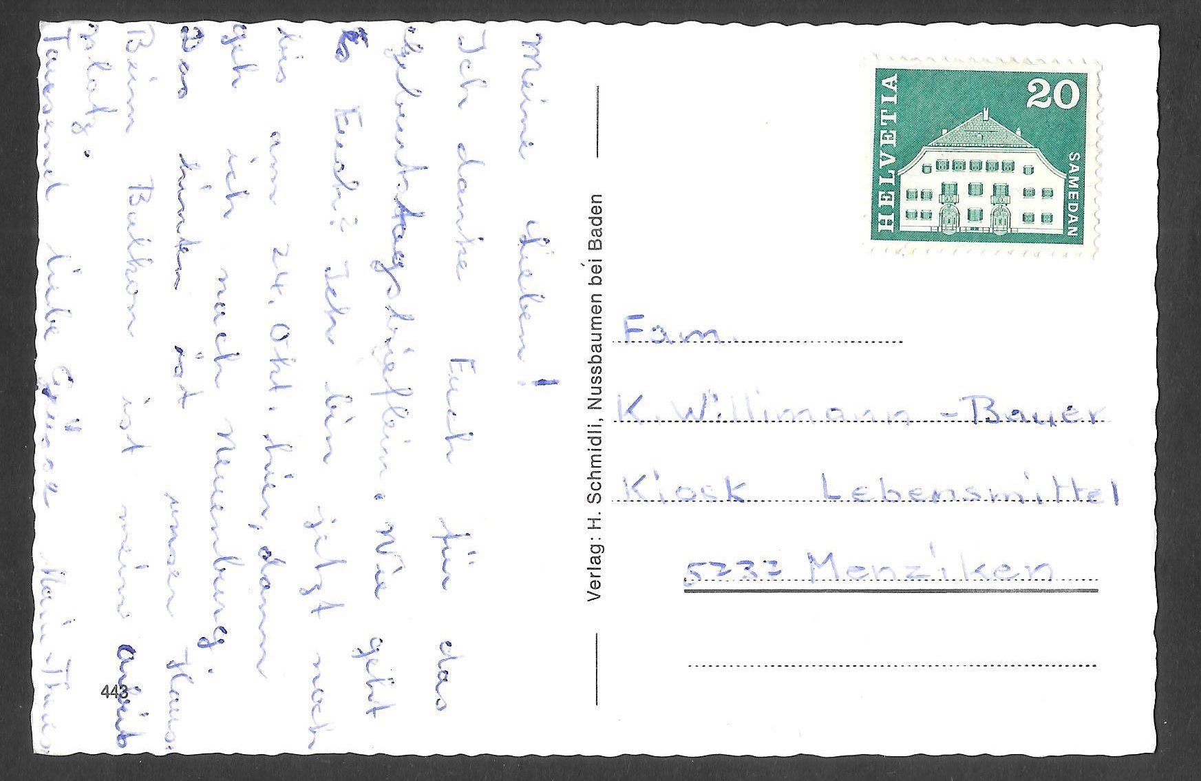 Cartoline postali: Baden Heilstätte zum Schiff – Usato da Olten venduto da clotaldi 1