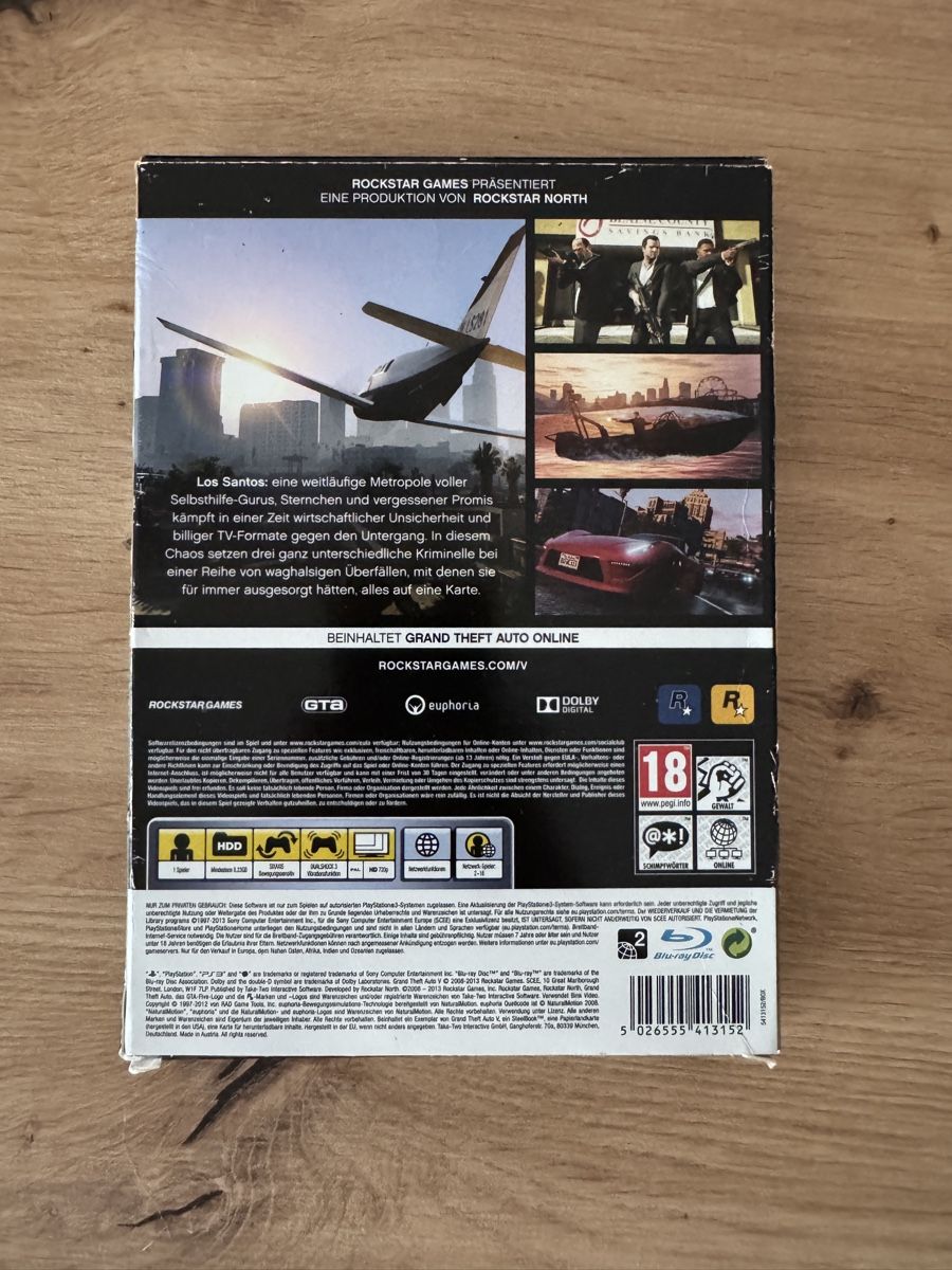Sony Giochi: GTA V Special Edition PS3 - komplett! – Usato da Biberist venduto da etesummer 1