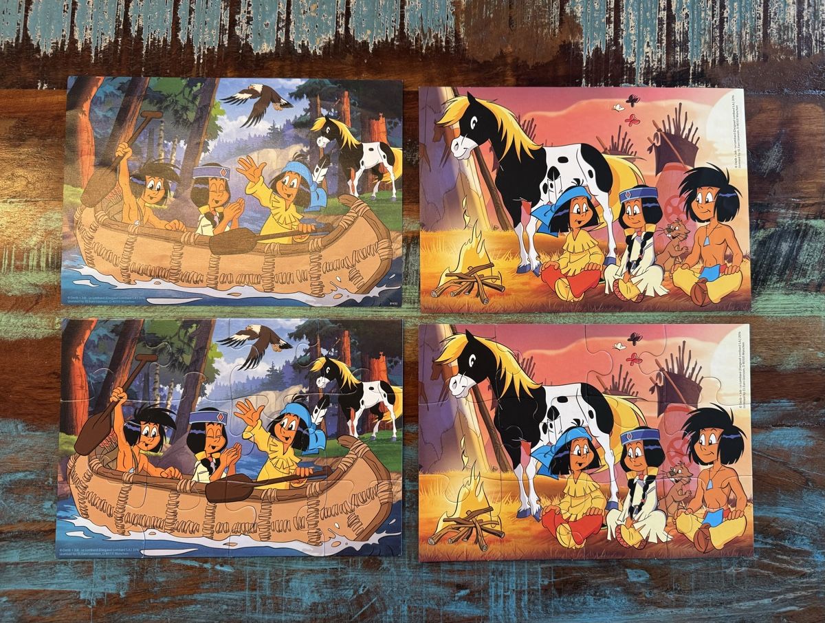 Ravensburger Puzzle: Yakari Puzzle Set, Ravensburger, 2x12 Teile – Usato da Flumenthal venduto da Krajan 1
