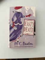Book by M.C. Beaton Hasty Death Agatha Raisin Series