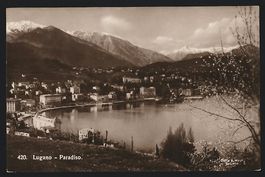 Lugano Paradiso, Ortsansicht und Seepart