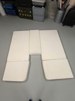 Schaumstoff Matratzen Set 5-teilig weiss neuwertig