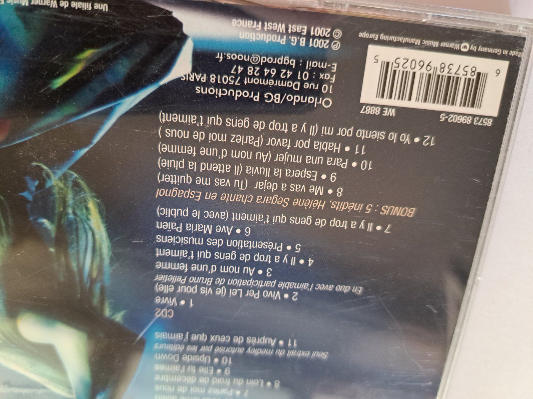 CDs: Cd Hélène Ségara à L'Olympia  – D'occasion à Pully par bro_n52j 3