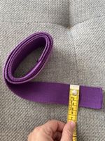 Violettes Gurtband 4 cm x 132 cm