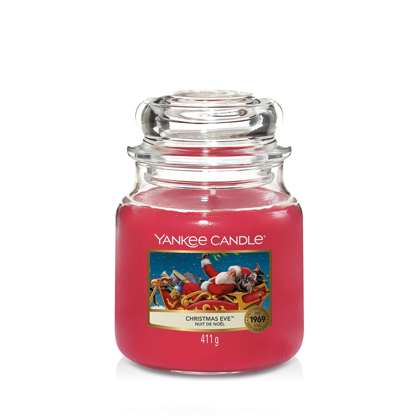 Yankee Candle Kerzen: Yankee Candle Christmas Eve medium Jar – Neu und originalverpackt aus Langwiesen von rtWebshop