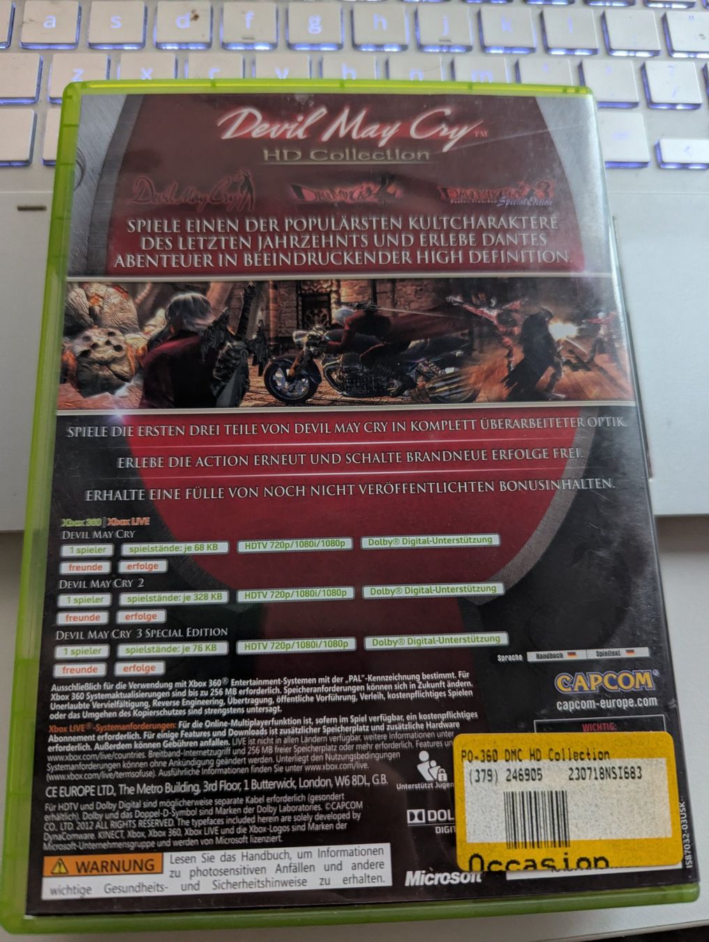 Giochi: Devil May Cry HD Collection - Xbox 360 Game – Usato da Hünenberg See venduto da SpecialEditionGaming 2