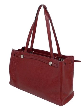 Hermes red buffalo cabanas tote vintage