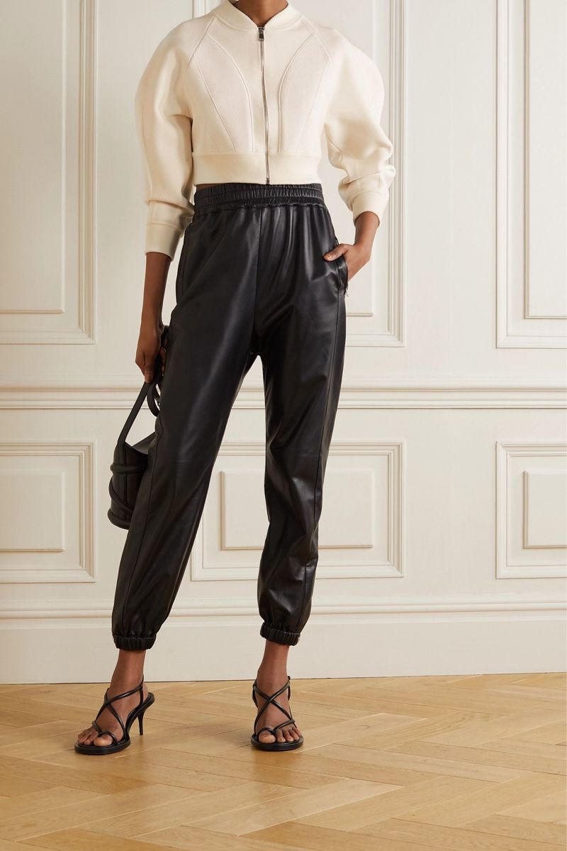 Alexander Mcqueen Pantaloni: Alexander McQueen leather pants, size IT 42 – Usato da Zürich venduto da ImaShela 1