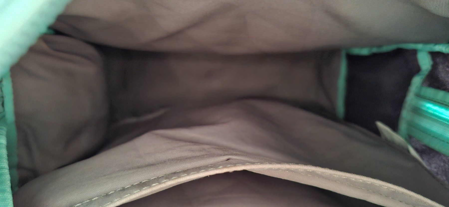 Zaini: Satch Schulrucksack grau/mint – Usato da Güttingen venduto da DeniseBaumann 5