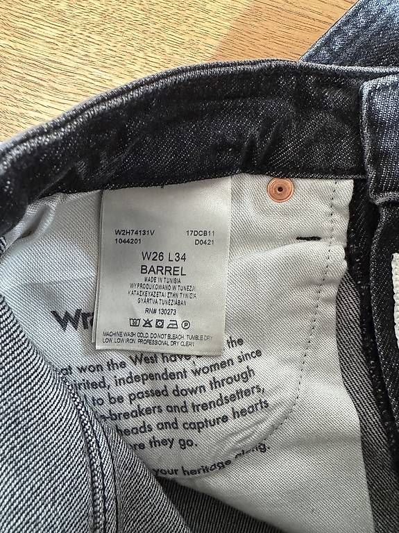 Jeans: Wrangler Barrel Jeans, 26/34 – Usato da Zürich venduto da dko_52fc 4