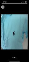 Sommerhemd Polo Ralph Lauren Türkis Grösse S Herren Baumwoll