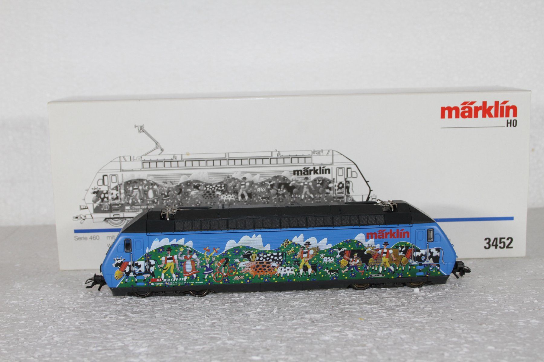 Märklin Modellini di ferrovie: Märklin 3452 SBB Re 460 Alpabtrieb – Usato da Triesen venduto da gleis8