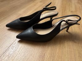 Aldo Slingback Pumps Carabedar schwarz Grösse 38 neu