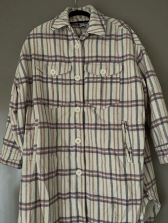 Reserved Eco Aware Shacket im Holzfäller-Stil, Gr. S