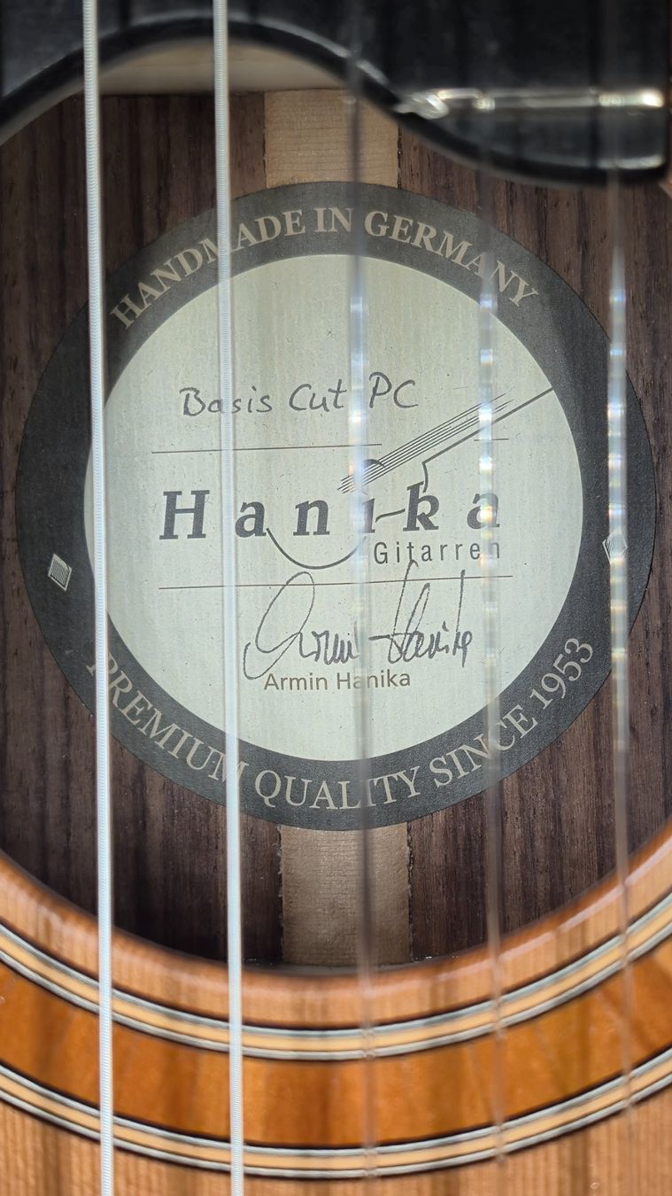 Strumenti musicali: Akustik Gitarre Armin Hanika Basis Cut PC 2023 – Usato da Winterthur venduto da NorrSydGuitars 8