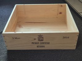 3er Weinkiste Mag. leer 39x35.5x12.3 cm