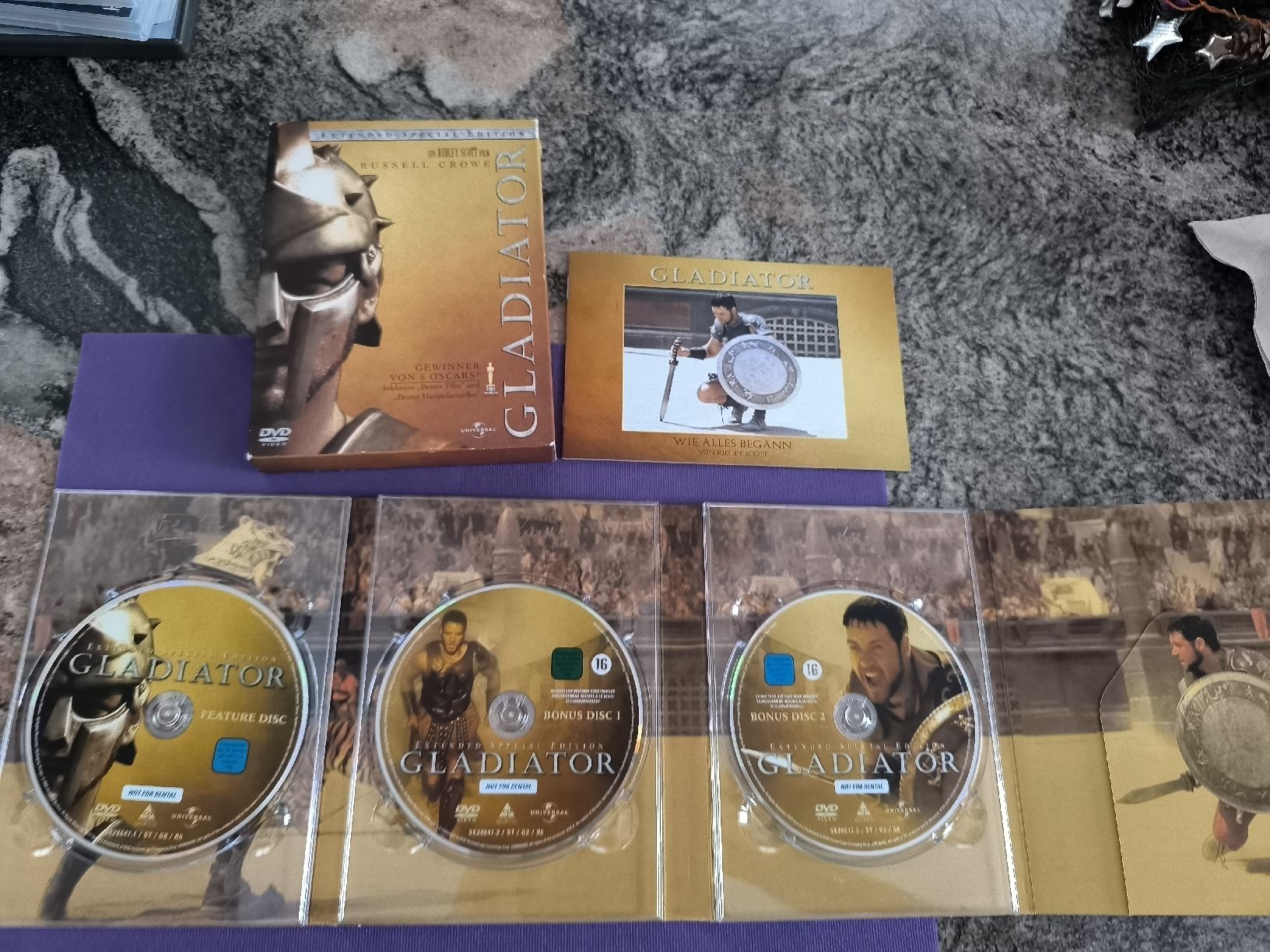 Tutti i DVDs: Gladiator DVD Extended Special Edition - Top Zustand! – Nuovo (secondo la descrizione) da Oberwil b. Zug venduto da Gto469 1