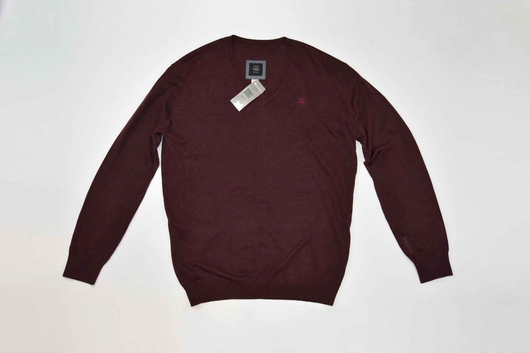 G-Star Pulls & Sweat-shirts: G-Star RAW Herren Pullover V Neck Pullover /weinrot/Gr.XL – Neuf avec emballage d'origine à Wohlenschwil par EddieS-Outlet 2