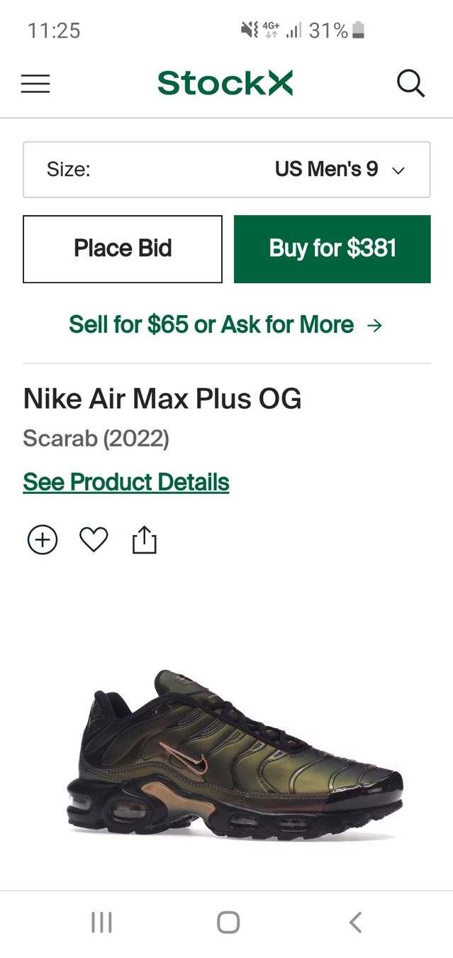 Nike Scarpe da uomo: Nike air max plus OG scarab – Nuovo e nell'imballaggio originale da Genève venduto da GenevaLuxury 7