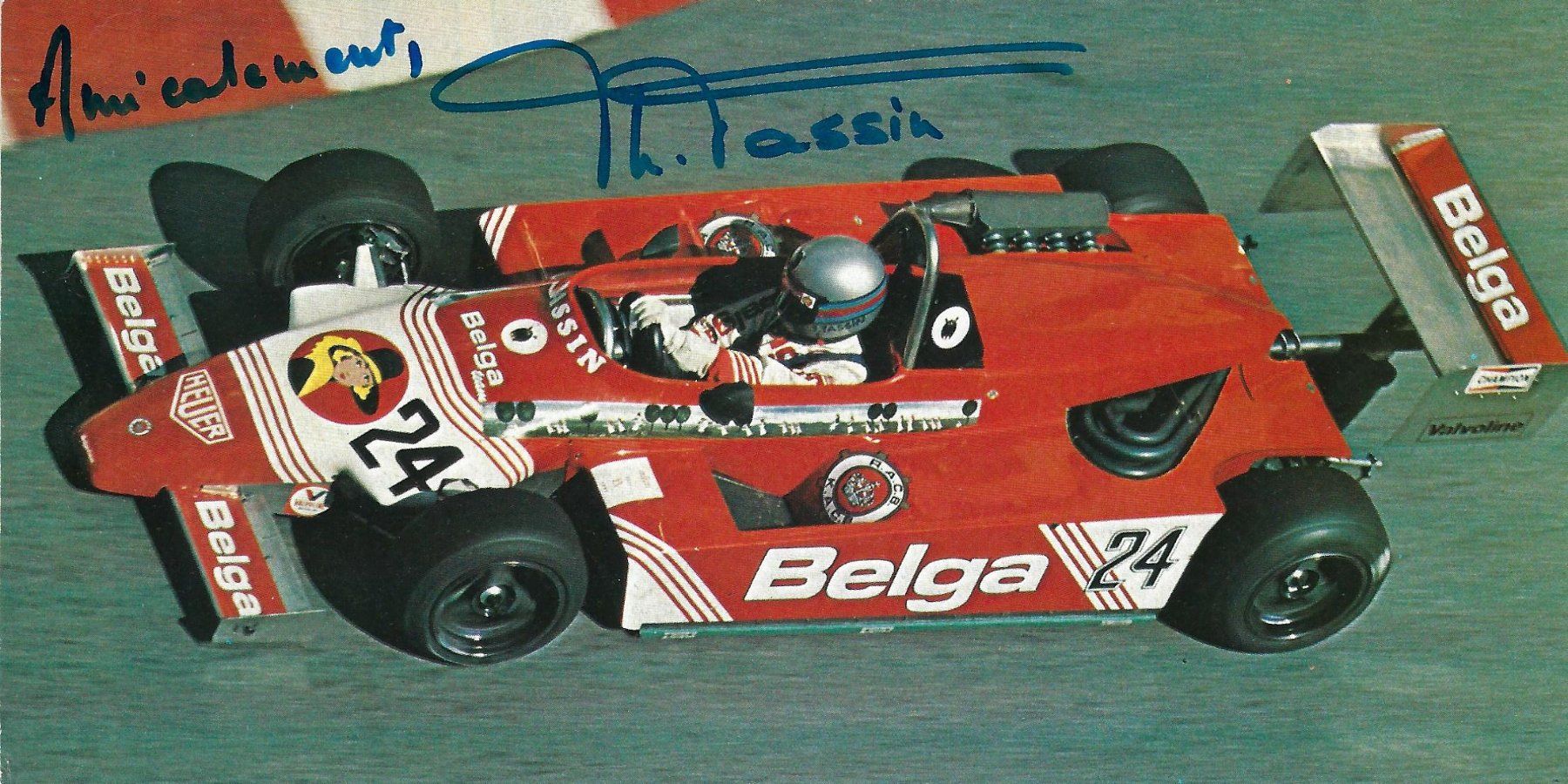 Autografi: Karte; Thierry Tassin, Formel 3 – Usato da Aarburg venduto da Hktm