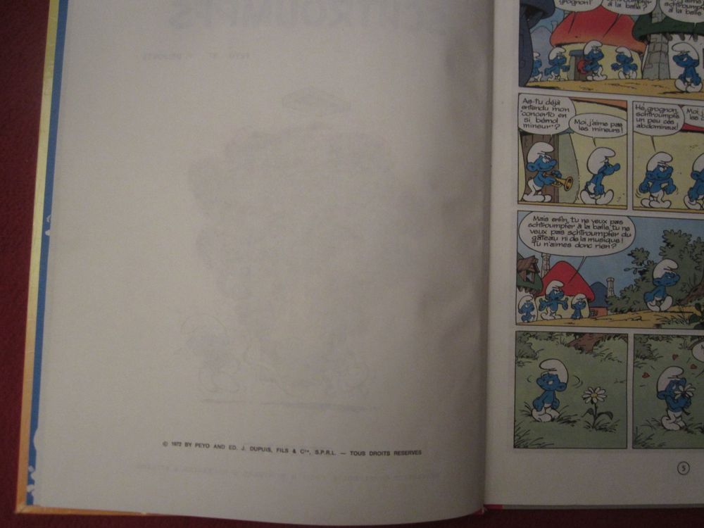 2 X DIE SCHLÜMPFELES SCHTROUMPFS (DUPUIS VERLAG 1968)FRANZ. Kaufen