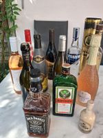 Diverse Alkoholisches: Wein, Vodka, Likör, Diverse Zustände