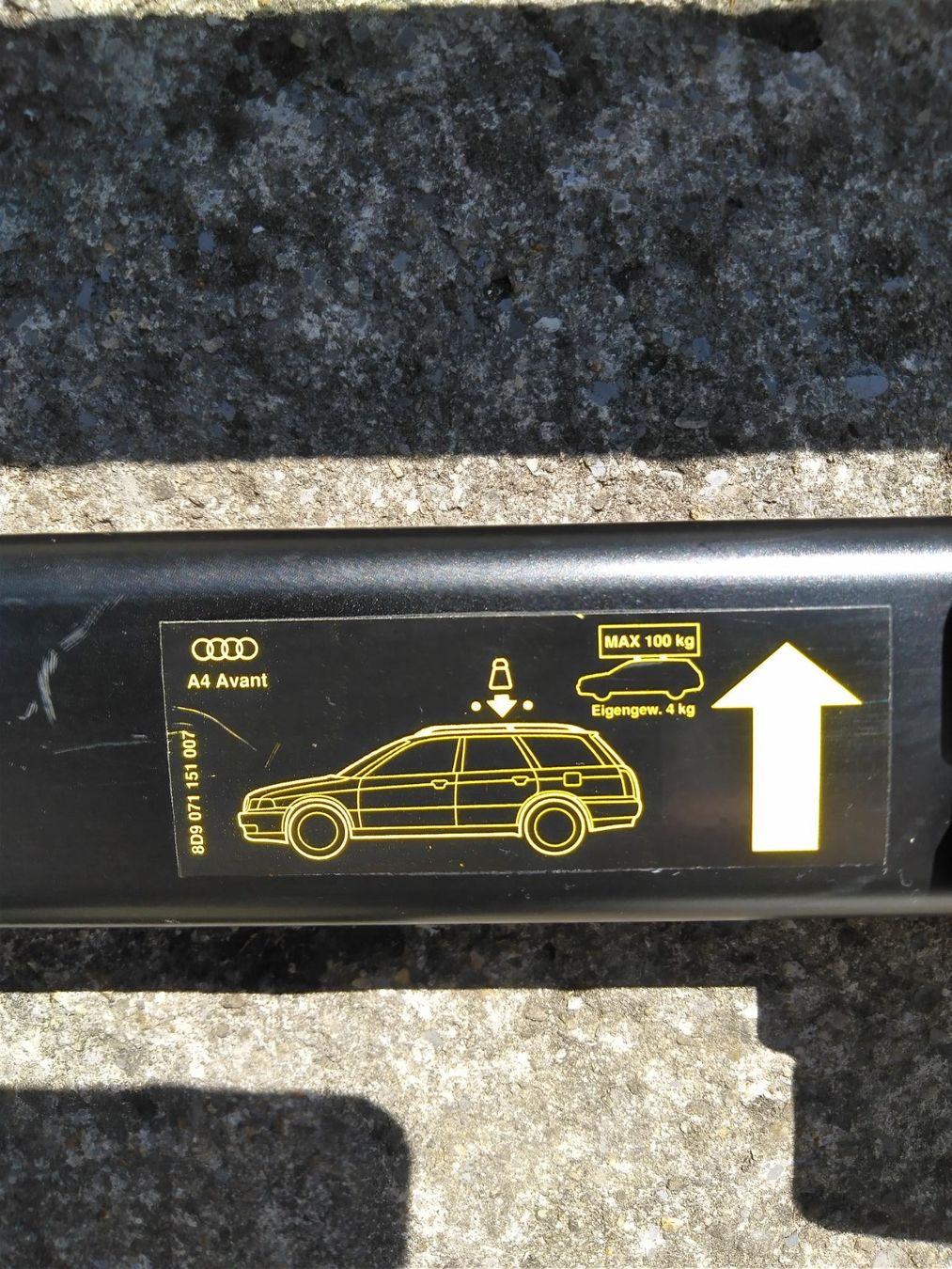 Portapacchi: Dachtäger Original Audi – Usato da Kandersteg venduto da Ropaka 1