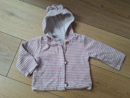 Süssi Baby Jacke Mon Coeur Gr. 68 mit Öhrchen Kapuze