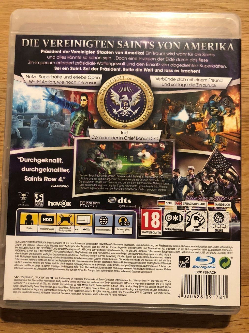 Sony Spiele: Saints Row IV für Sony PS3 – Gebraucht aus Kestenholz von Inna09 1