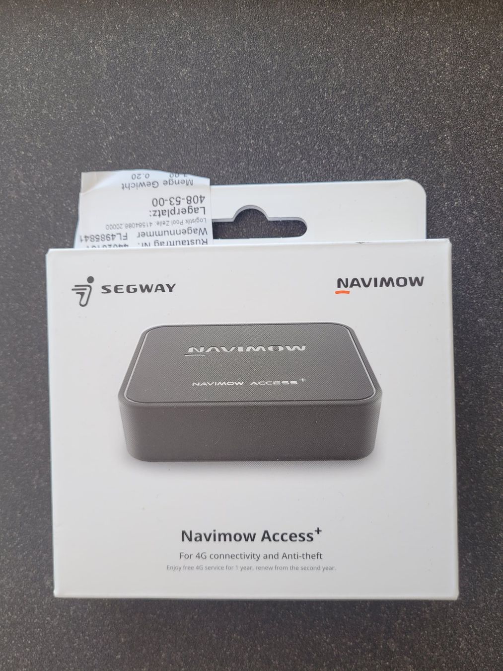 Segway Rasenmäher: Segway Navimow Access+ Modul 4G – Neu und originalverpackt aus Ottikon b. Kemptthal von Maedem86