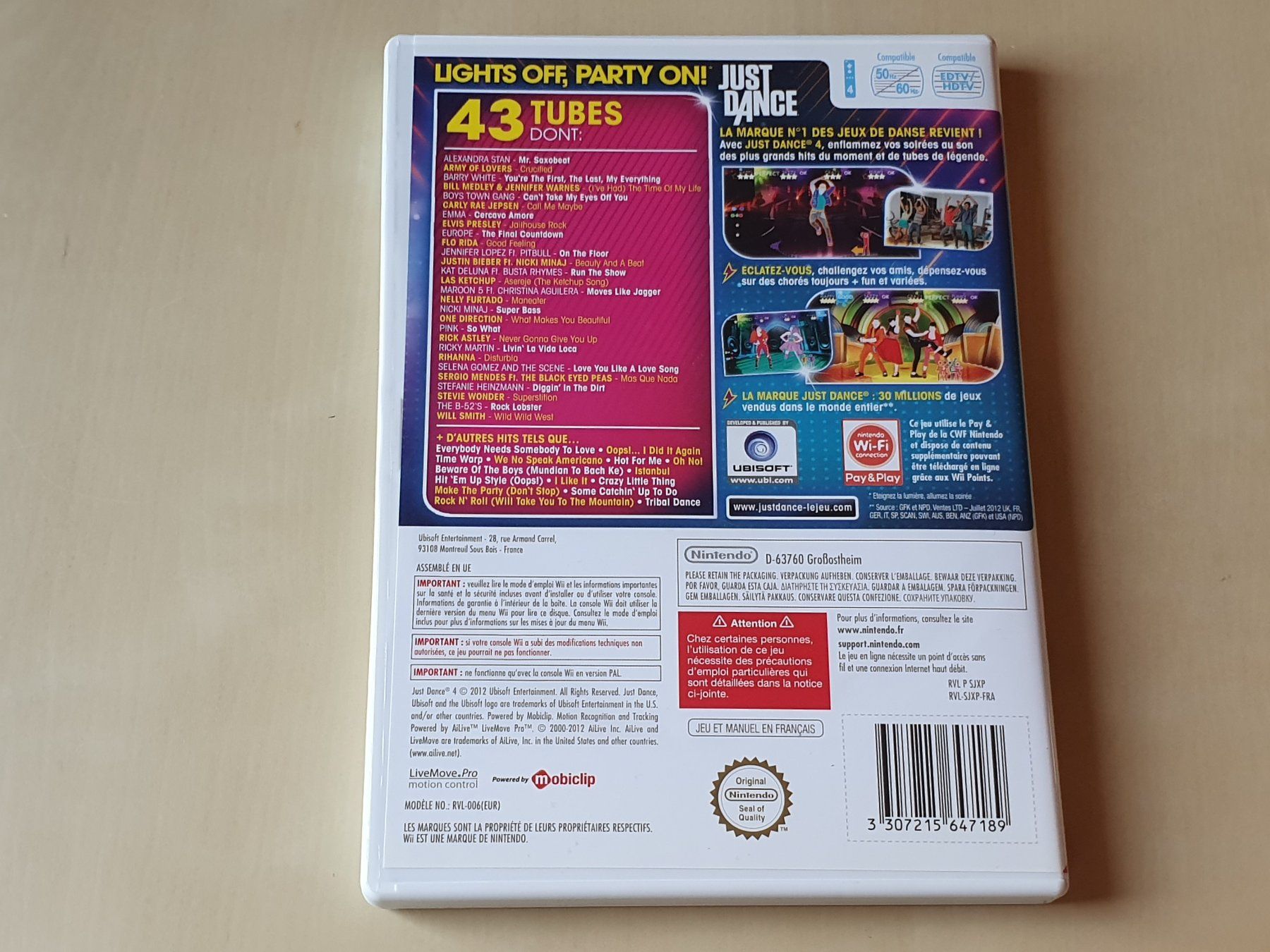 Nintendo Spiele: Just Dance 4 FRA – Gebraucht aus Stansstad von collectorsshop 1