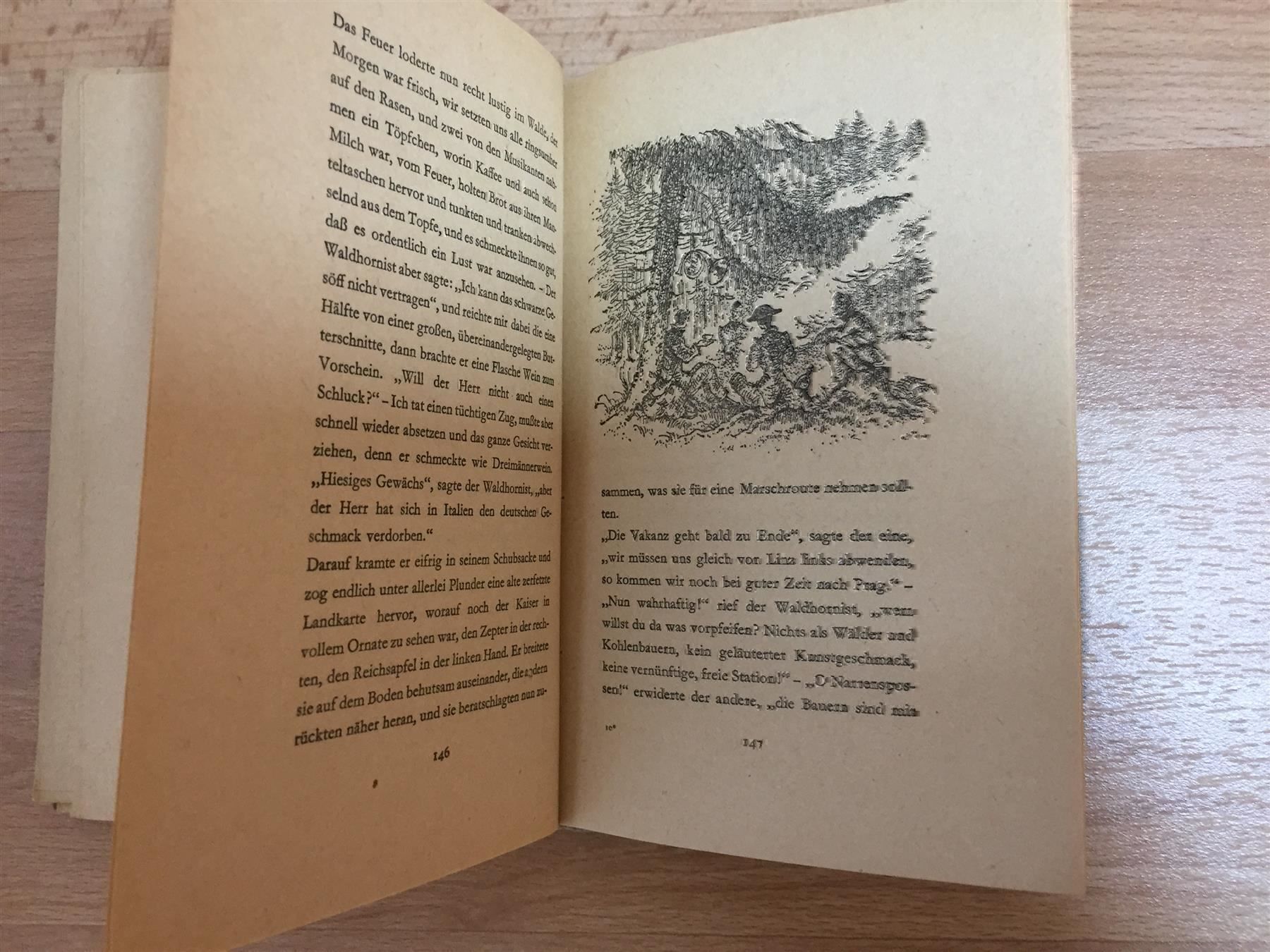 Libri: J.F. von Eichendorff. «Aus dem Leben ein – Usato da Cormagens venduto da grizli13 7