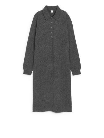 NEU*** ARKET Strick Wollkleid grau, XXS