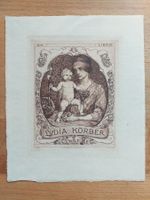 Exlibris Hans Volkert - Original Radierung 1921