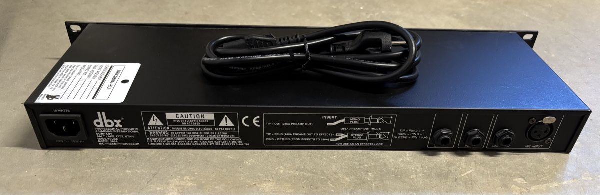 Dbx Amplificatori: Dbx Mikrophon Preamp – Usato da Reigoldswil venduto da Ardinoe 1