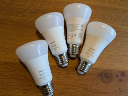 4 PHILIPS HUE E27 white ambiance