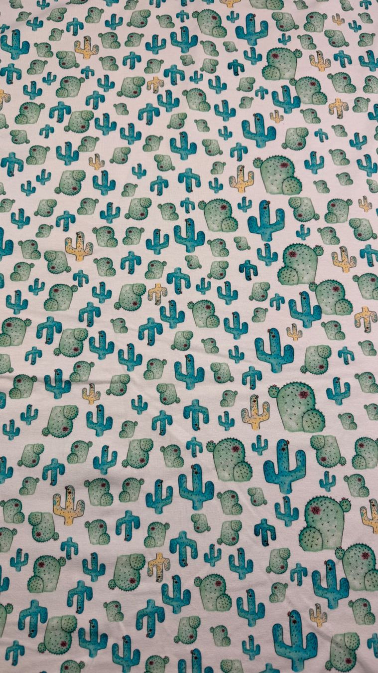 Tissus: Jersey mit Kaktus Print – Neuf (Voir description) à Kallnach par schlumpfi