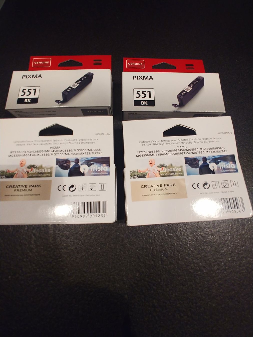 Canon Druckerpatronen & Toner: Canob Pixma 551 Druckerpatronen – Neu und originalverpackt aus Bäriswil BE von Rezz 1