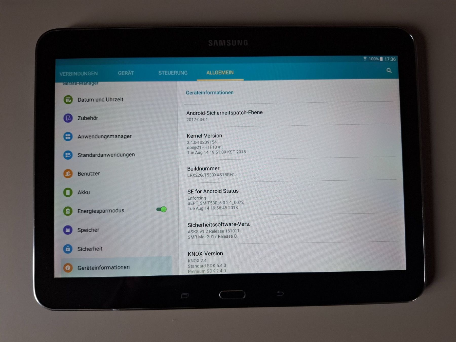 Samsung Tablet PC: Samsung Tab4 – Gebraucht aus Chabrey von fluvius