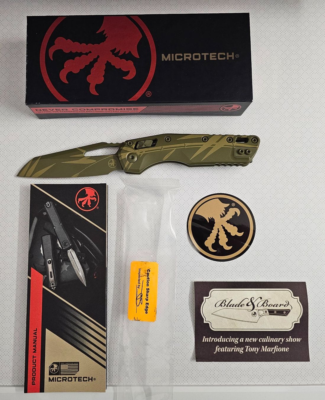 Spyderco Zubehör: Microtech MSI Ram-Lok Sackmesser – Neu und originalverpackt aus Egg b. Zürich von Kunst_Shop_Schweiz