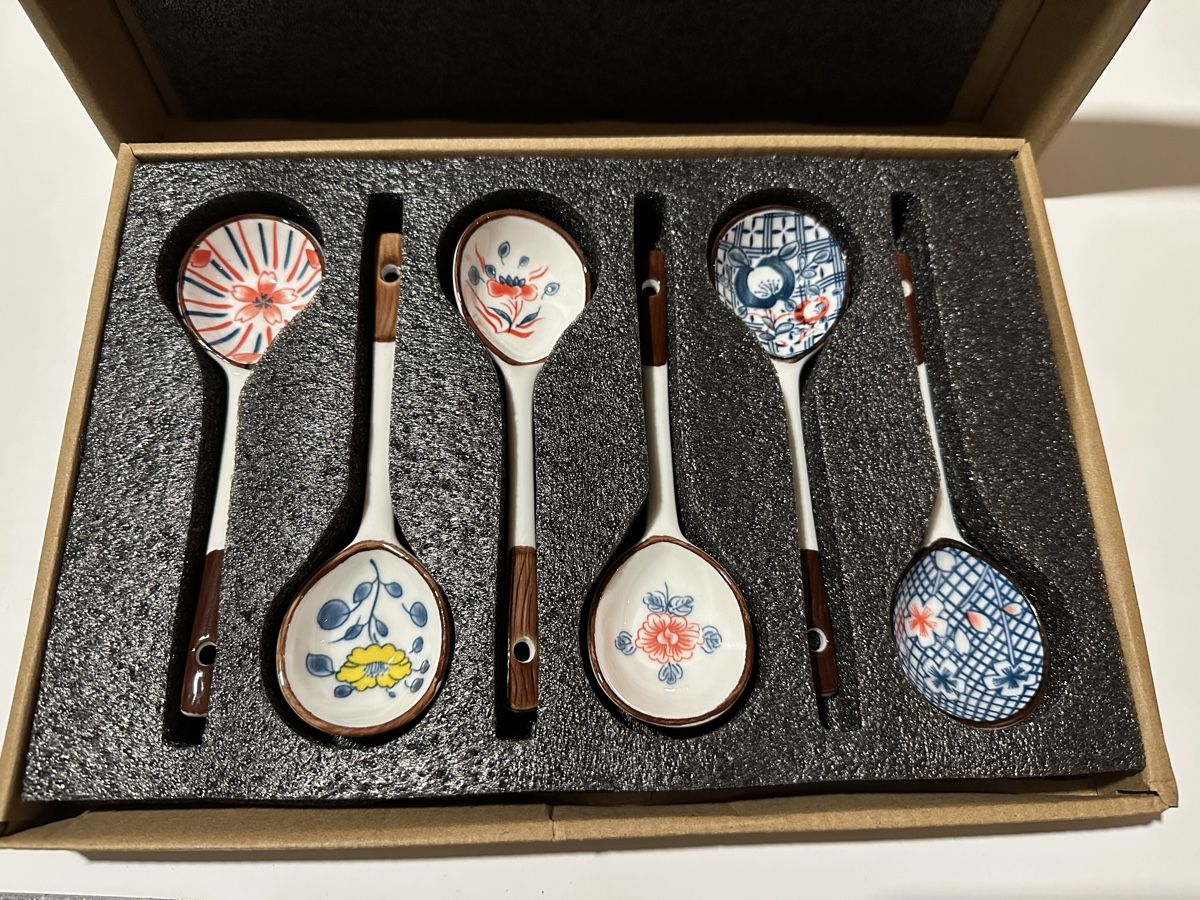 Cucchiai: New 6 Ceramic Spoons (Löffel) – Nuovo (secondo la descrizione) da Gattikon venduto da Sarahs_Schatzkammer