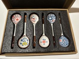 New 6 Ceramic Spoons (Löffel)