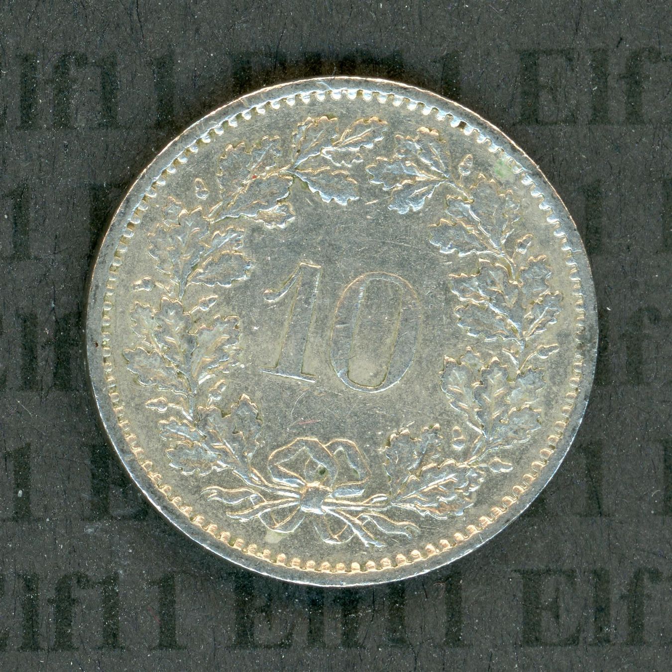 Tutti le monete: CHF___0.10 1977 ss-vz 10 Rappen – Usato da Widnau venduto da Elf11 1