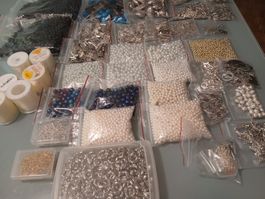 zum Schmuck basteln  grosses Restposten - Paket