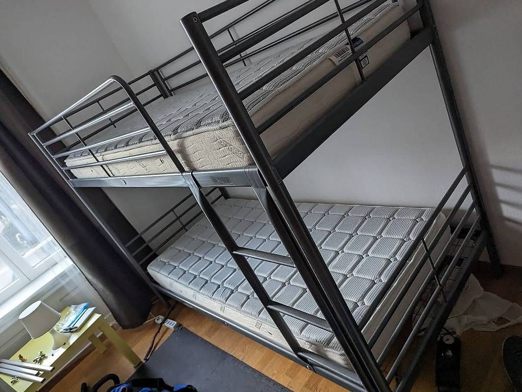 Ikea Betten: Ikea Metal bunk bed + 2 mattresses, already disassembled – Gebraucht aus Zürich von Alisander 3