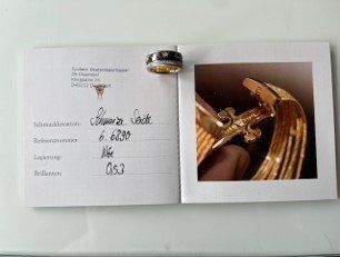 Wellendorff Ringe: Wellendorff Schwarze Seide mit Diamantring – Neu (gemäss Beschreibung) aus Hünenberg von Member58 6