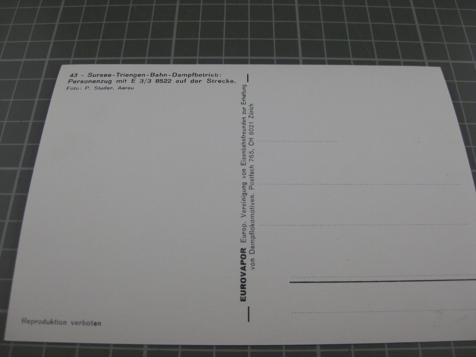 Cartoline postali: Triengen Büron mit Zug – Usato da Malters venduto da Marosko 1
