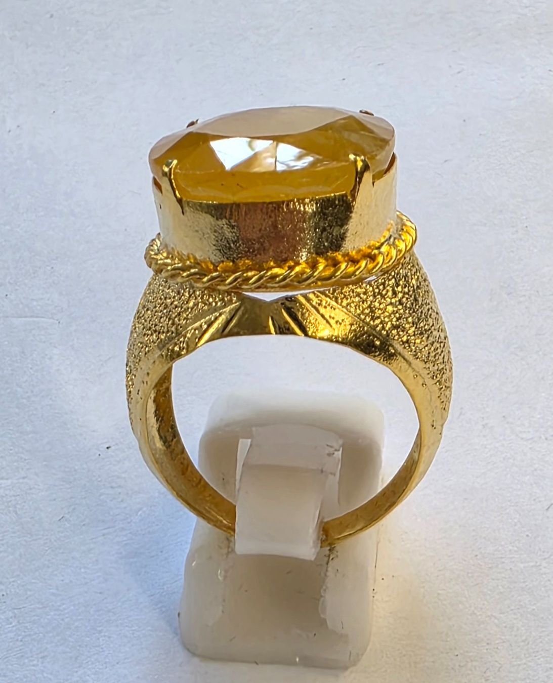Anelli: Fingerring gelber Safir – Nuovo (secondo la descrizione) da Zürich venduto da ben_mn5h 4