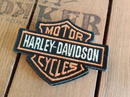Harley-Davidson Patch, Motor Cycles, 10 x 8 cm / mit Klett